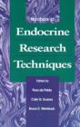Image for Handbook of Endocrine Research Techniques