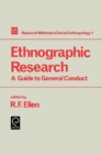 Image for Ethnographic research  : a guide to general conduct