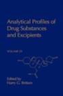 Image for Analytical Profiles of Drug Substances and Excipients
