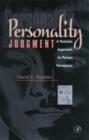 Image for Personality judgment  : a realistic approach to person perception