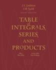 Image for Table of Integrals, Series and Products