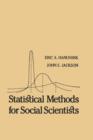 Image for Statistical Methods for Social Scientists