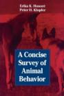 Image for A Concise Survey of Animal Behavior