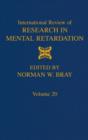 Image for International Review of Research in Mental Retardation : Volume 20