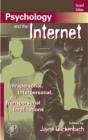 Image for Psychology and the Internet  : intrapersonal, interpersonal, and transpersonal implications