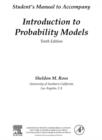 Image for Introduction to Probability Models, Student Solutions Manual (e-only): Introduction to Probability Models 10th Edition