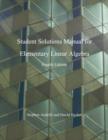 Image for Elementary Linear Algebra, Students Solutions Manual (e-only)