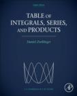 Image for Table of integrals, series, and products