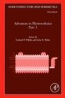 Image for Advances in photovoltaicsPart 3 : Volume 90