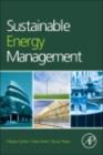 Image for Sustainable energy management