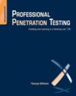 Image for Professional penetration testing.: (Creating and learning in a hacking lab)