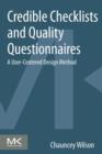 Image for Credible checklists and quality questionnaires  : a user-centered design method
