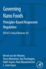 Image for Governing nano foods  : principles-based responsive regulation