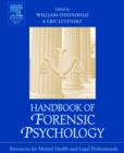 Image for Handbook of Forensic Psychology : Resource for Mental Health and Legal Professionals