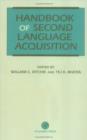 Image for Handbook of second language acquisition