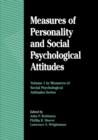 Image for Measures of Personality and Social Psychological Attitudes