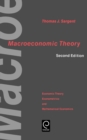 Image for Macroeconomic Theory