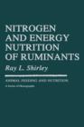 Image for Nitrogen and Energy Nutrition of Ruminants