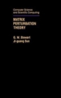 Image for Matrix Perturbation Theory