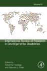 Image for International review of research in developmental disabilities. : Volume 51