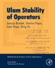 Image for Ulam Stability of Operators