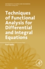 Image for Techniques of functional analysis for differential and integral equations