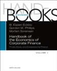 Image for Handbook of the Economics of Corporate Finance
