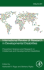 Image for Prevention science and research in intellectual and developmental disabilities : Volume 61