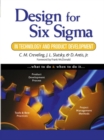 Image for Design for Six Sigma in technology and product development