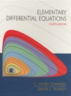 Image for Elementary Differential Equations with Applications