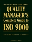 Image for Quality Managers Complete Guide to ISO 9000, 2000 Supplement