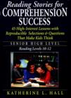 Image for Reading Stories for Comprehension Success : Senior High Level (Grades 10-12)