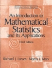 Image for An Introduction to Mathematical Statistics and Its Applications