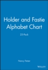 Image for Holder and Fastie Alphabet Chart 25-Pack