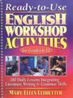 Image for Ready-to-Use English Workshop Activities for Grades 6-12