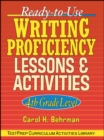 Image for Ready-to-Use Writing Proficiency Lessons and Activities : 4th Grade Level