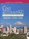 Image for Cost Accounting : A Managerial Emphasis : Student Solutions Manual