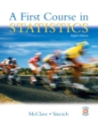 Image for A First Course in Statistics