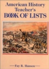 Image for American History Teachers Book of Lists