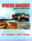 Image for Operations Management : Processes and Value Chains