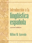 Image for Introduccion a La Linguistica Espanola