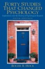 Image for Forty Studies That Changed Psychology