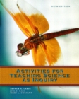 Image for Activities for Teaching Science as Inquiry