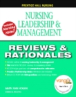 Image for Prentice Hall reviews and rationales  : nursing leadership, management and delegation