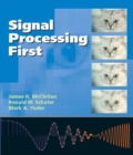 Image for Signal processing first