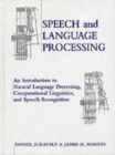 Image for Speech and language processing  : an introduction to natural language processing, computational linguistics, and speech recognition