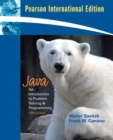 Image for Java  : an introduction to problem solving &amp; programming : International Version