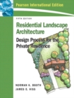 Image for Residential Landscape Architecture : Design Process for Private Residence