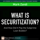 Image for What Is Securitization?: And How Did It Pop the Subprime Loan Bubble?