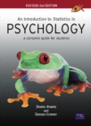 Image for An Introduction to Statistics in Psychology : A Complete Guide for Students